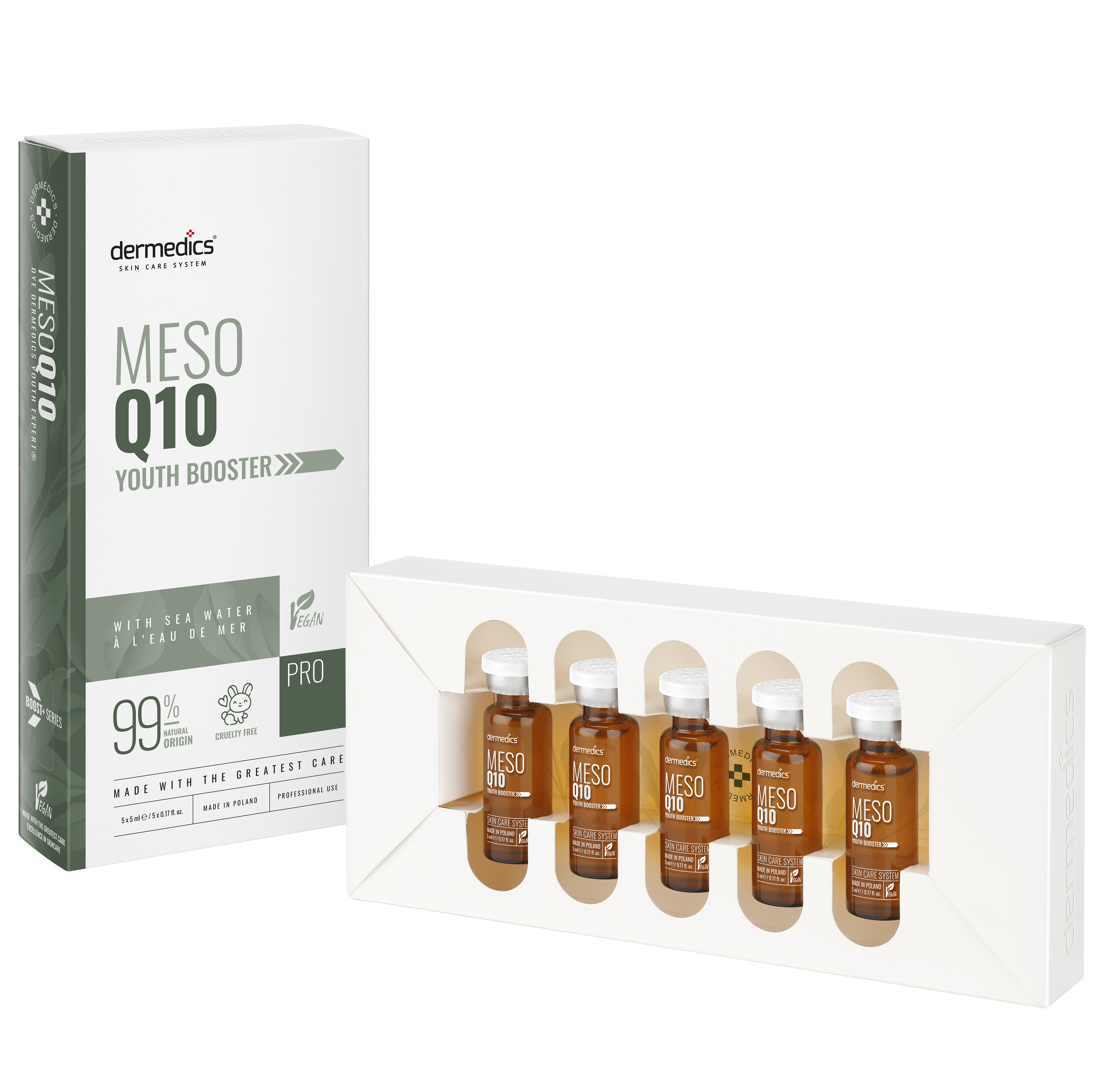 BB Glow Dermedics meso boost+ Q10 elixir ampoule